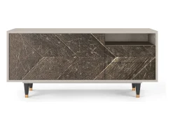 Hot Mueble de TV - 125х56х41 cm - T7 - Wise Tree, Areia Bege