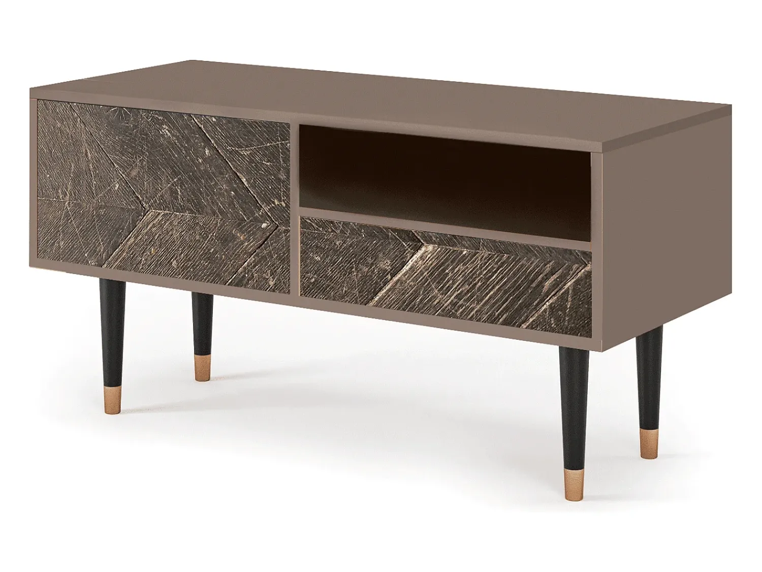 Móvel De Tv| Mueble de TV - 115х59х48 cm - T3 - Wise Tree, Latte Bege