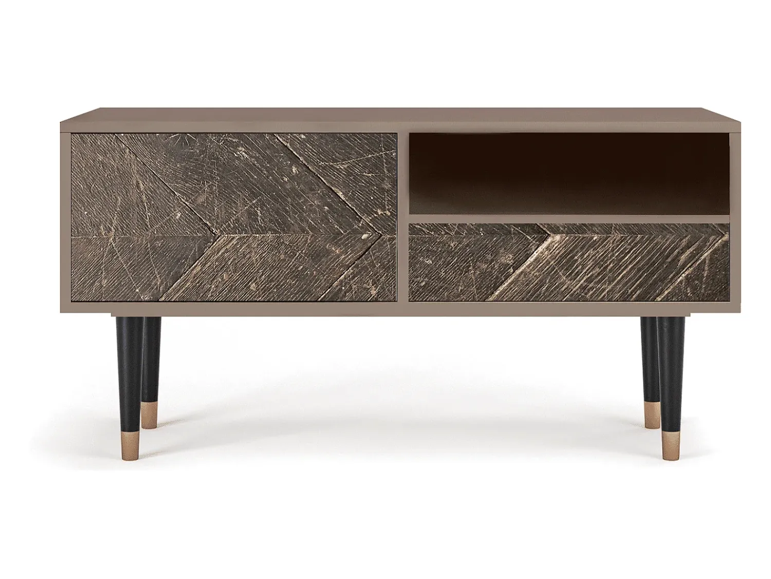 Móvel De Tv| Mueble de TV - 115х59х48 cm - T3 - Wise Tree, Latte Bege