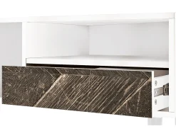 Móvel De Tv* Mueble de TV - 115х59х48 cm - T3 - Wise Tree, Branco Bege