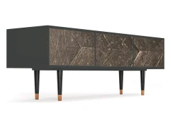 Móvel De Tv| Mueble de TV - 170х59х48 cm - T4 - Wise Tree, Antracite Cinza antracite