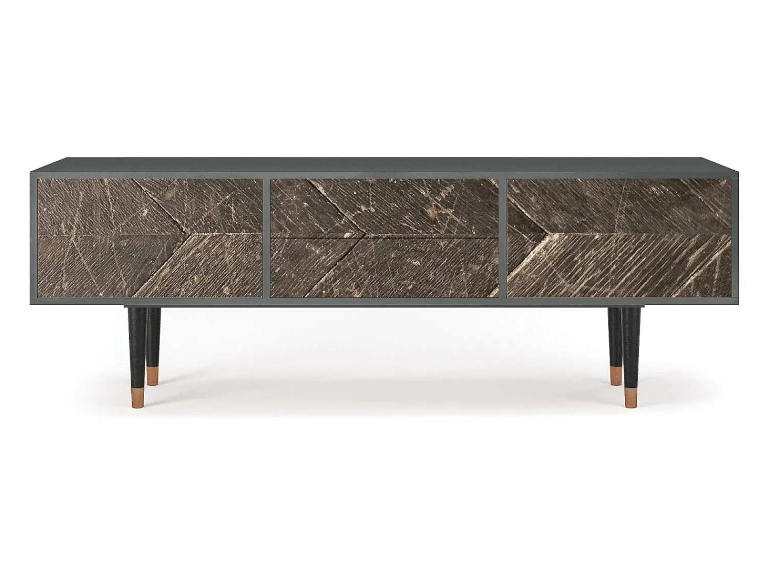 Móvel De Tv| Mueble de TV - 170х59х48 cm - T4 - Wise Tree, Antracite Cinza antracite