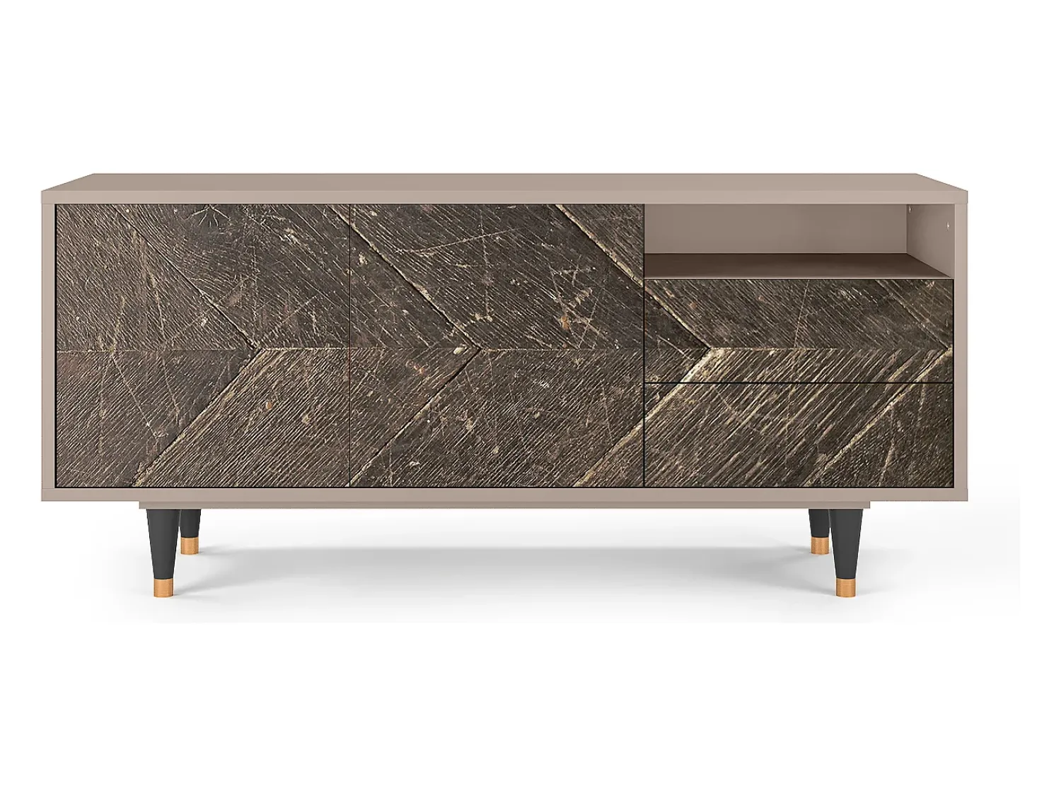 Mueble de TV - 125х56х41 cm - T7 - Wise Tree, Latte^ Móvel De Tv