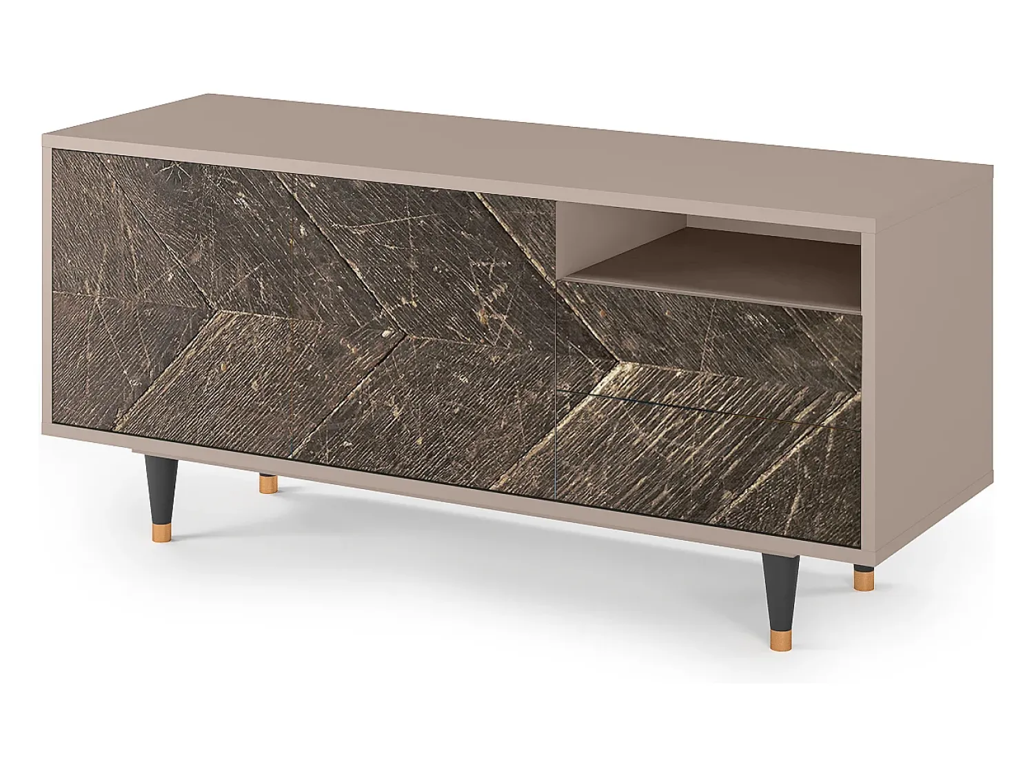 Mueble de TV - 125х56х41 cm - T7 - Wise Tree, Latte^ Móvel De Tv