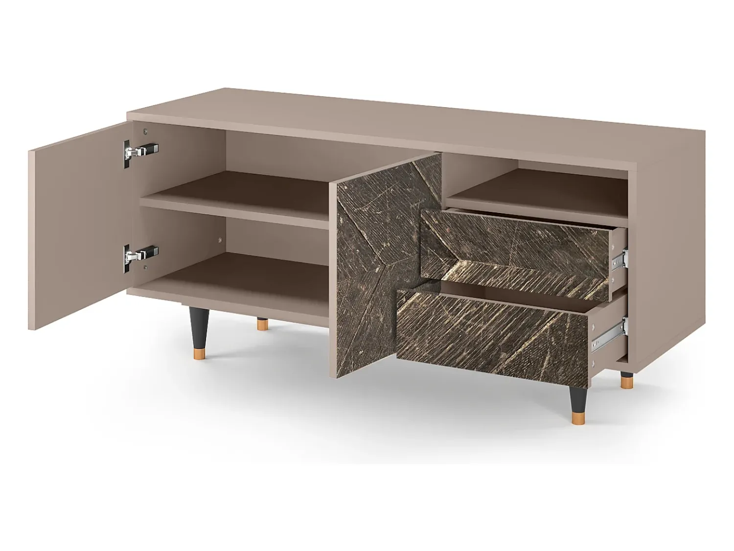 Mueble de TV - 125х56х41 cm - T7 - Wise Tree, Latte^ Móvel De Tv