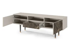 Móvel De Tv* Mueble de TV - 170х59х41 cm - T6 - Wise Tree, Areia Bege