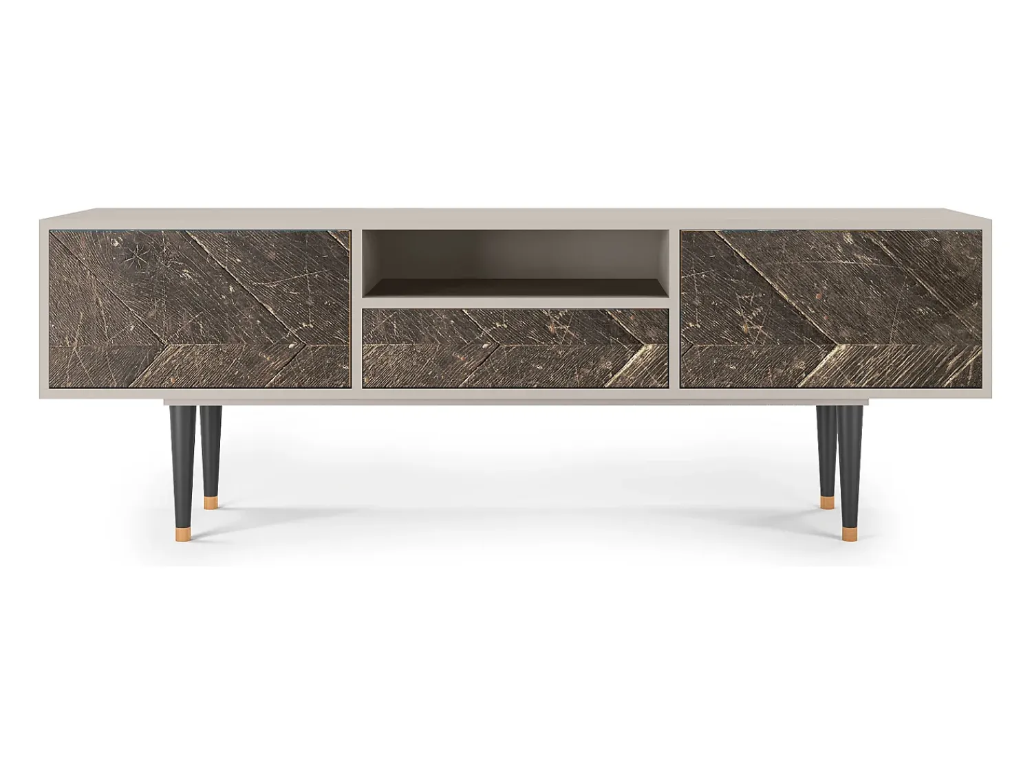 Móvel De Tv* Mueble de TV - 170х59х41 cm - T6 - Wise Tree, Areia Bege