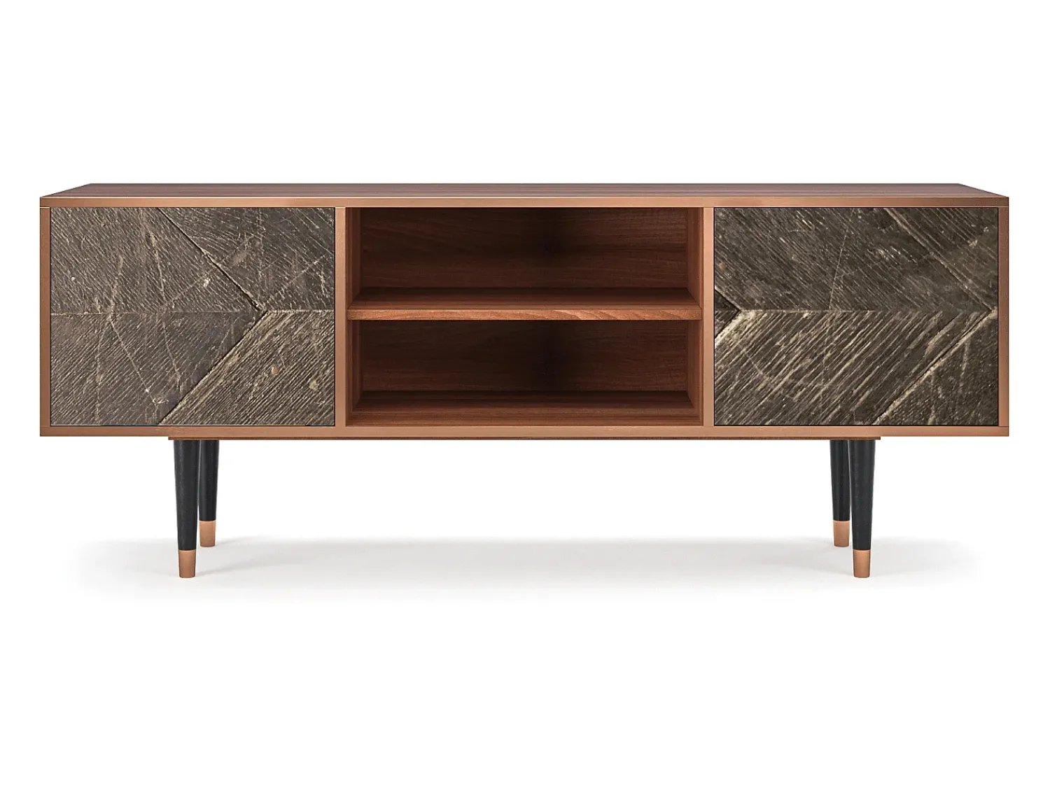 Online Mueble de TV - 170х69х48 cm - T2 - Wise Tree, Nogueira Castanho
