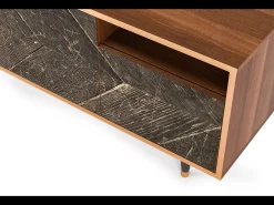 Móvel De Tv| Mueble de TV - 125х56х41 cm - T7 - Wise Tree, Nogueira Castanho