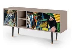 Móvel De Tv* Mueble de TV - 150х69х41 cm - T5 - Women of Algiers, Latte Bege