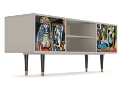 Móvel De Tv| Mueble de TV - 170х69х48 cm - T2 - Women of Algiers, Areia Bege