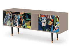 Best Mueble de TV - 170х69х48 cm - T1 - Women of Algiers, Latte Bege