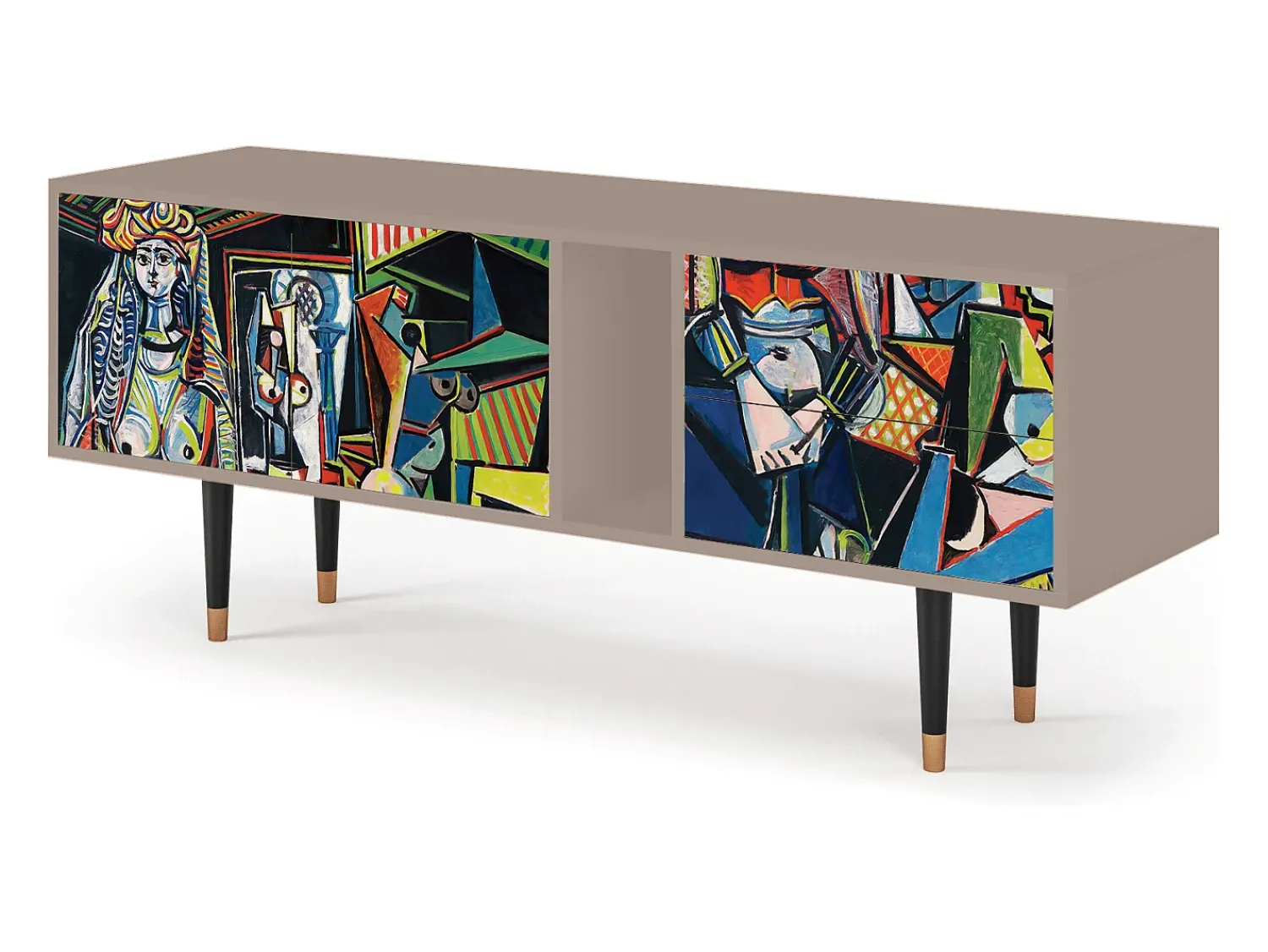 Best Mueble de TV - 170х69х48 cm - T1 - Women of Algiers, Latte Bege