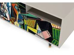 Mueble de TV - 125х56х41 cm - T7 - Women of Algiers, Areia^ Móvel De Tv