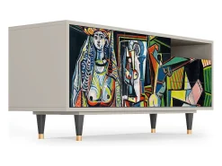 Mueble de TV - 125х56х41 cm - T7 - Women of Algiers, Areia^ Móvel De Tv