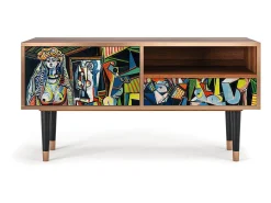 Mueble de TV - 115х59х48 cm - T3 - Women of Algiers, Nogueira^ Móvel De Tv