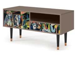 Móvel De Tv| Mueble de TV - 115х59х48 cm - T3 - Women of Algiers, Latte Bege