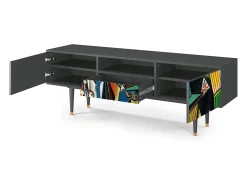 Online Mueble de TV - 170х59х41 cm - T6 - Women of Algiers, Antracite Cinza antracite