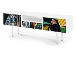 Móvel De Tv| Mueble de TV - 170х59х41 cm - T6 - Women of Algiers, Branco Bege