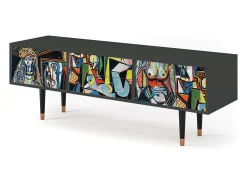Sale Mueble de TV - 170х59х48 cm - T4 - Women of Algiers, Antracite Cinza antracite