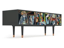 Sale Mueble de TV - 170х59х48 cm - T4 - Women of Algiers, Antracite Cinza antracite
