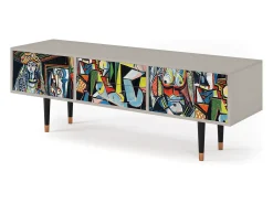 Clearance Mueble de TV - 170х59х48 cm - T4 - Women of Algiers, Areia Bege