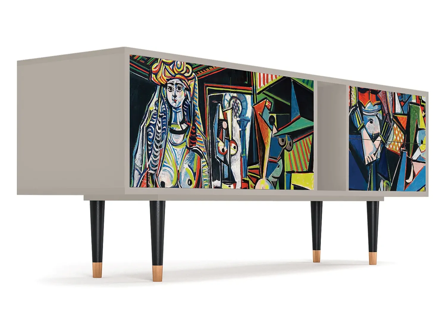 Mueble de TV - 170х69х48 cm - T1 - Women of Algiers, Areia^ Móvel De Tv