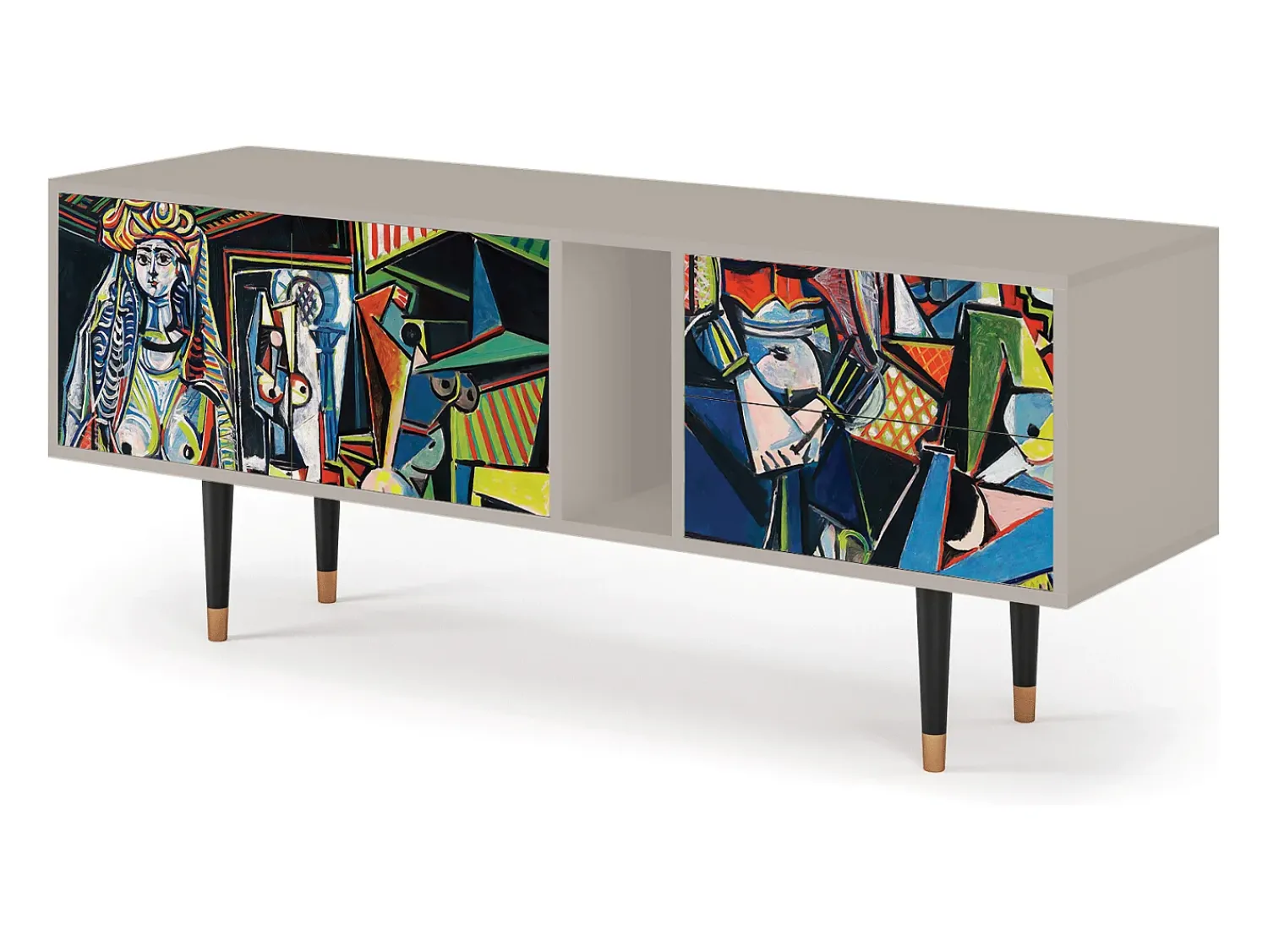 Mueble de TV - 170х69х48 cm - T1 - Women of Algiers, Areia^ Móvel De Tv