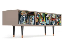 Móvel De Tv* Mueble de TV - 170х59х48 cm - T4 - Women of Algiers, Latte Bege