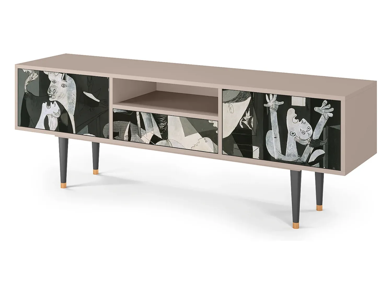Móvel De Tv* Mueble de TV - 170х59х41 cm - T6 - Women of Algiers, Latte Bege