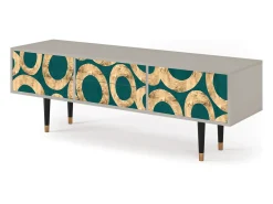 Móvel De Tv* Mueble de TV - 170х59х48 cm - T4 - Zircon Sphere, Areia Bege