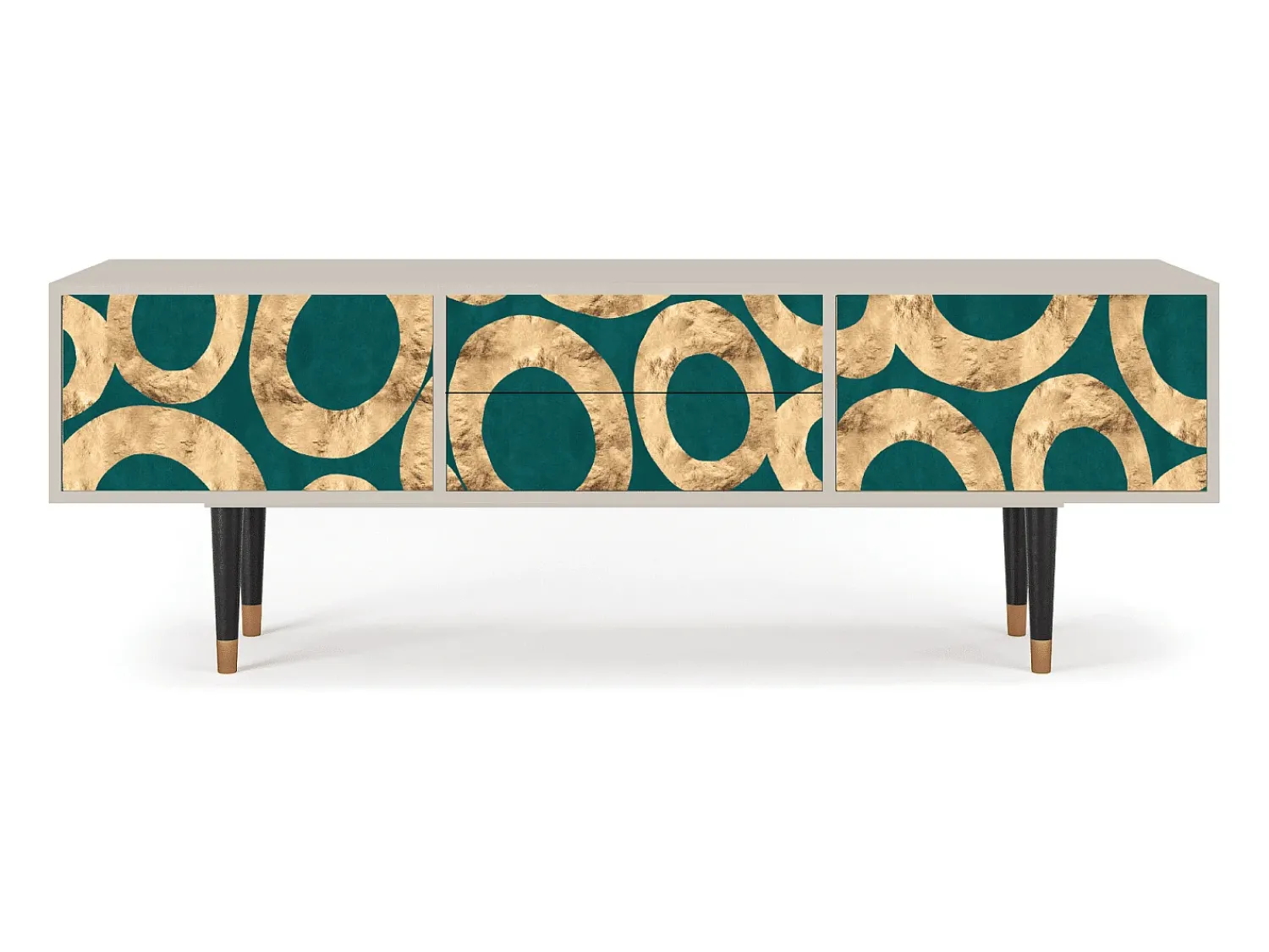 Móvel De Tv* Mueble de TV - 170х59х48 cm - T4 - Zircon Sphere, Areia Bege