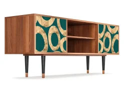 Mueble de TV - 170х69х48 cm - T2 - Zircon Sphere, Nogueira^ Móvel De Tv