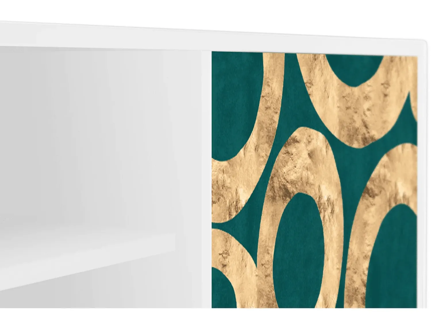 New Mueble de TV - 170х69х48 cm - T2 - Zircon Sphere, Branco Bege