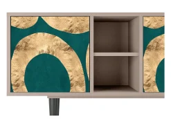 Móvel De Tv* Mueble de TV - 150х69х41 cm - T5 - Zircon Sphere, Latte Bege