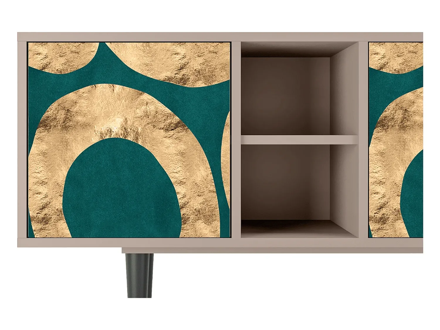 Móvel De Tv* Mueble de TV - 150х69х41 cm - T5 - Zircon Sphere, Latte Bege