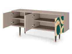 Móvel De Tv* Mueble de TV - 150х69х41 cm - T5 - Zircon Sphere, Latte Bege