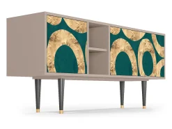Móvel De Tv* Mueble de TV - 150х69х41 cm - T5 - Zircon Sphere, Latte Bege