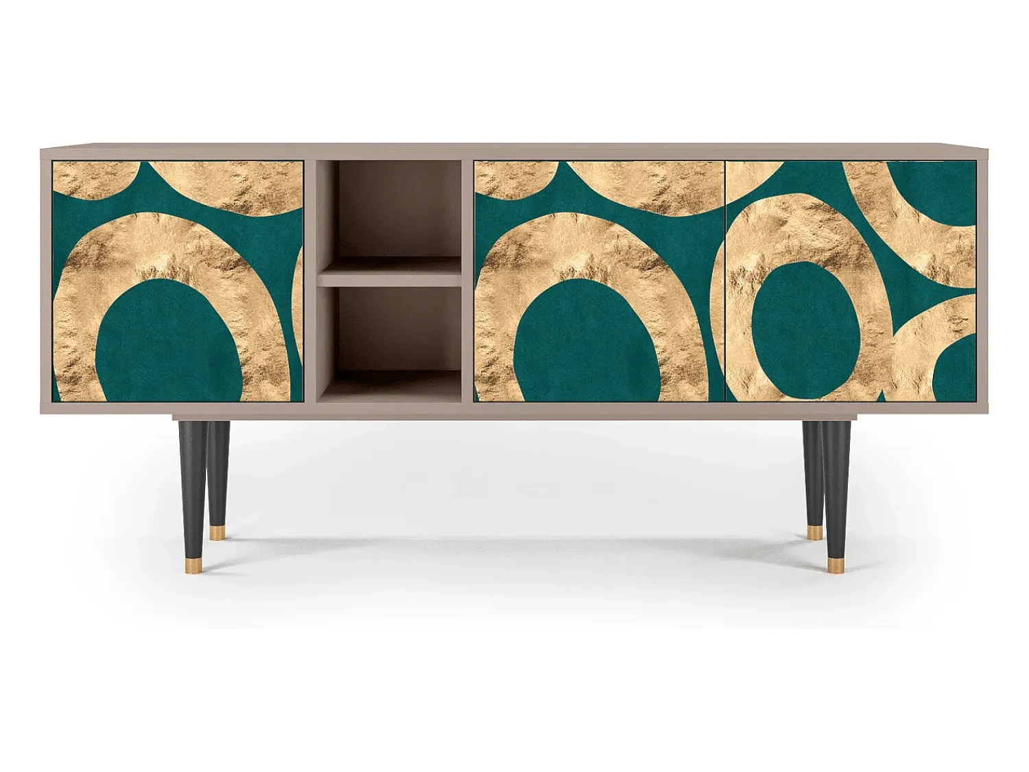 Móvel De Tv* Mueble de TV - 150х69х41 cm - T5 - Zircon Sphere, Latte Bege