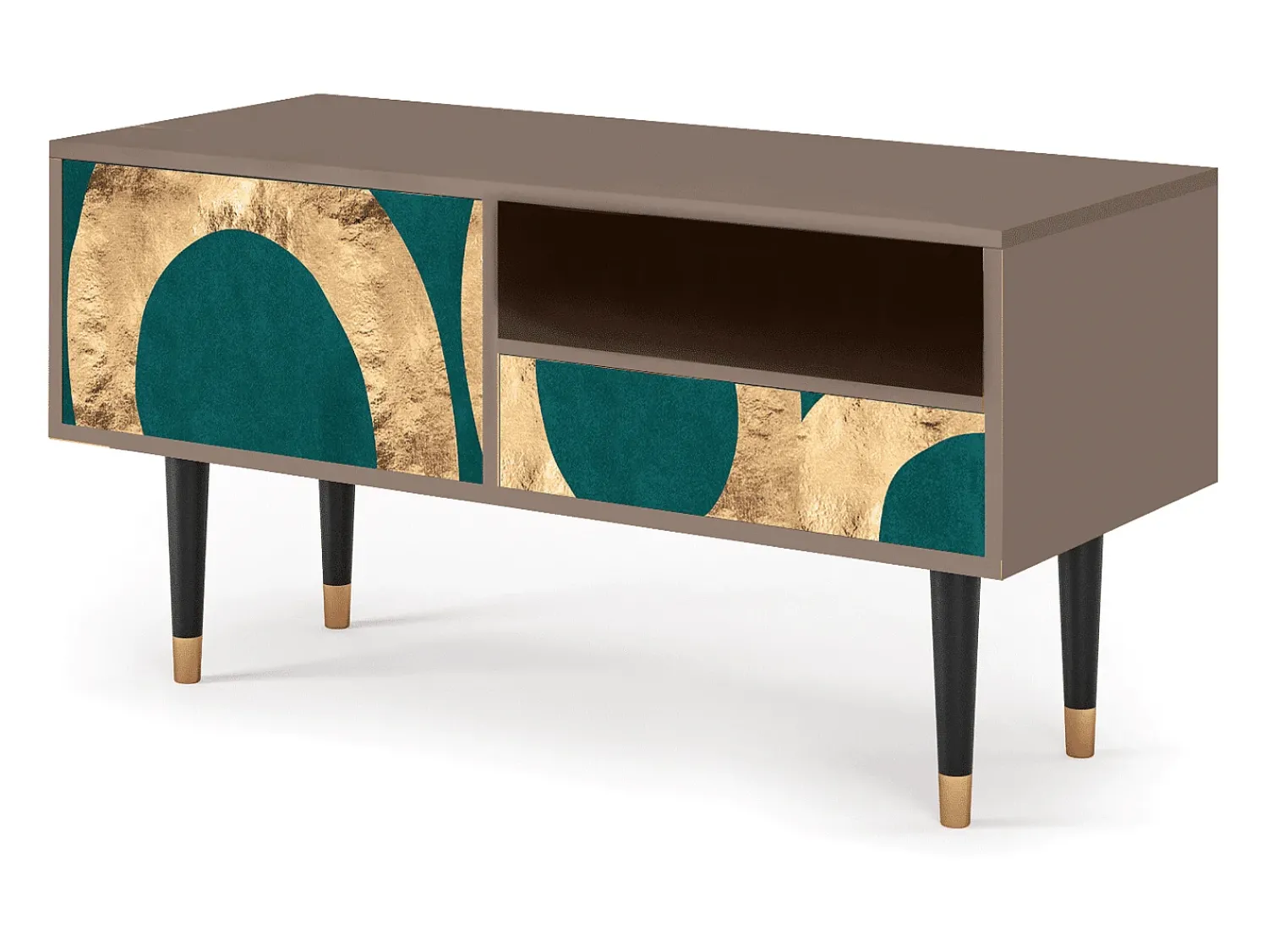 Mueble de TV - 115х59х48 cm - T3 - Zircon Sphere, Latte^ Móvel De Tv