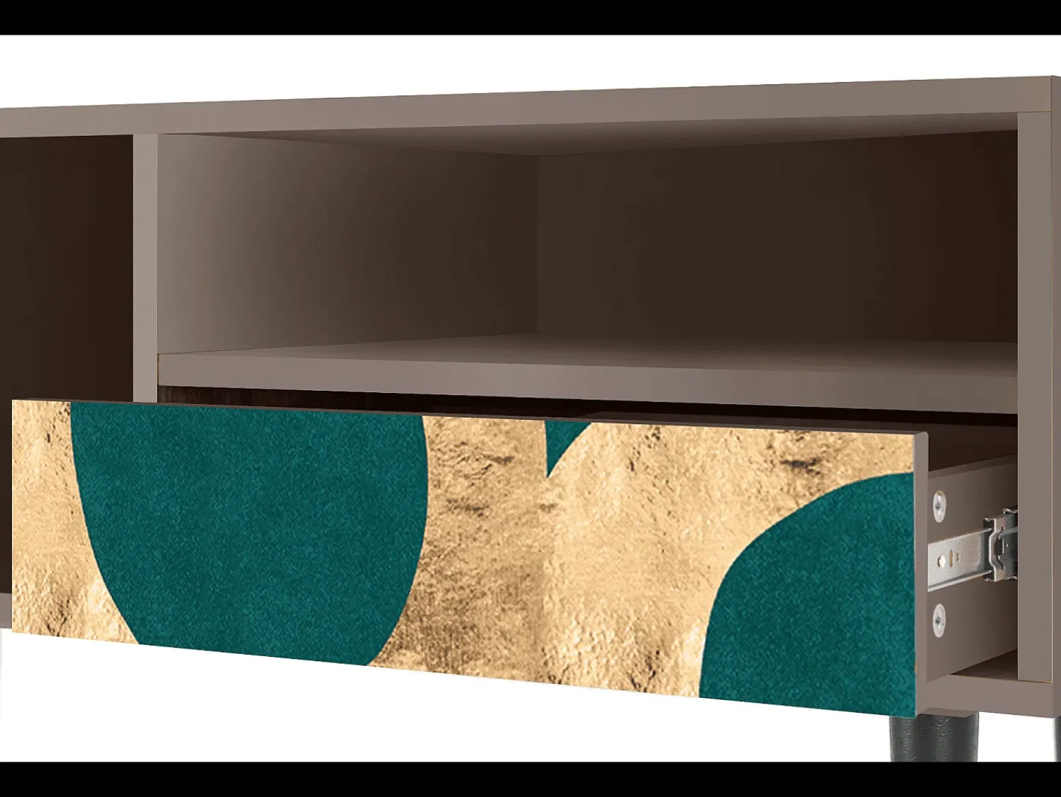 Mueble de TV - 115х59х48 cm - T3 - Zircon Sphere, Latte^ Móvel De Tv