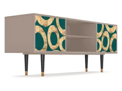 Móvel De Tv| Mueble de TV - 170х69х48 cm - T2 - Zircon Sphere, Latte Bege