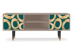 Móvel De Tv| Mueble de TV - 170х69х48 cm - T2 - Zircon Sphere, Latte Bege