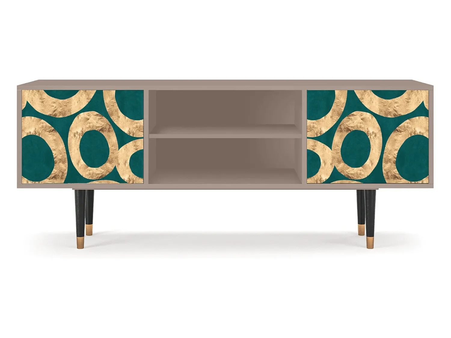 Móvel De Tv| Mueble de TV - 170х69х48 cm - T2 - Zircon Sphere, Latte Bege