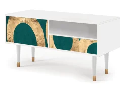 Móvel De Tv* Mueble de TV - 115х59х48 cm - T3 - Zircon Sphere, Branco Bege