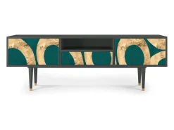 New Mueble de TV - 170х59х41 cm - T6 - Zircon Sphere, Antracite Cinza antracite