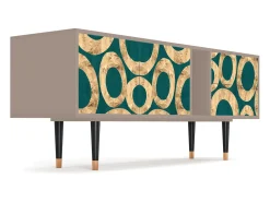 Móvel De Tv* Mueble de TV - 170х69х48 cm - T1 - Zircon Sphere, Latte Bege