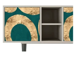 Mueble de TV - 150х69х41 cm - T5 - Zircon Sphere, Areia^ Móvel De Tv
