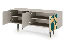 Mueble de TV - 150х69х41 cm - T5 - Zircon Sphere, Areia^ Móvel De Tv