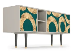 Mueble de TV - 150х69х41 cm - T5 - Zircon Sphere, Areia^ Móvel De Tv